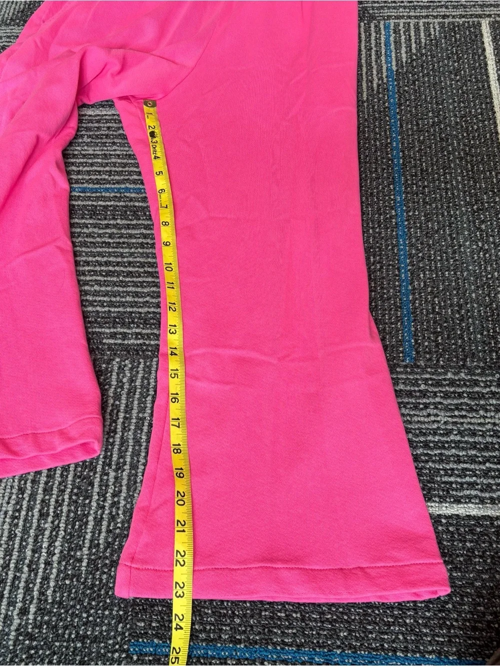 Michael Lauren knit set XS Pink Sweatsuit Crew Neck Wide Leg Pants - Picture 9 of 11
